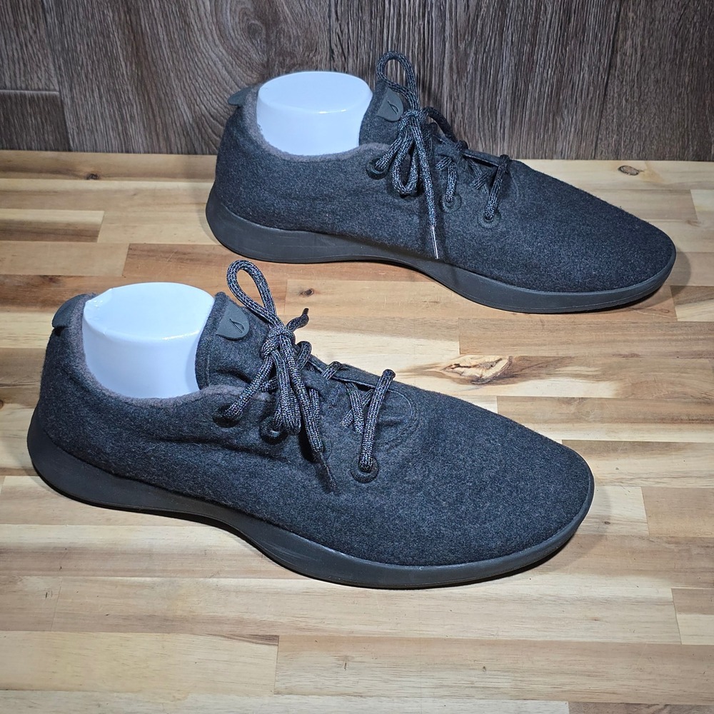 Allbirds Wool Runners Mens 13 Charcoal Grey Merino Wool Walking Shoes